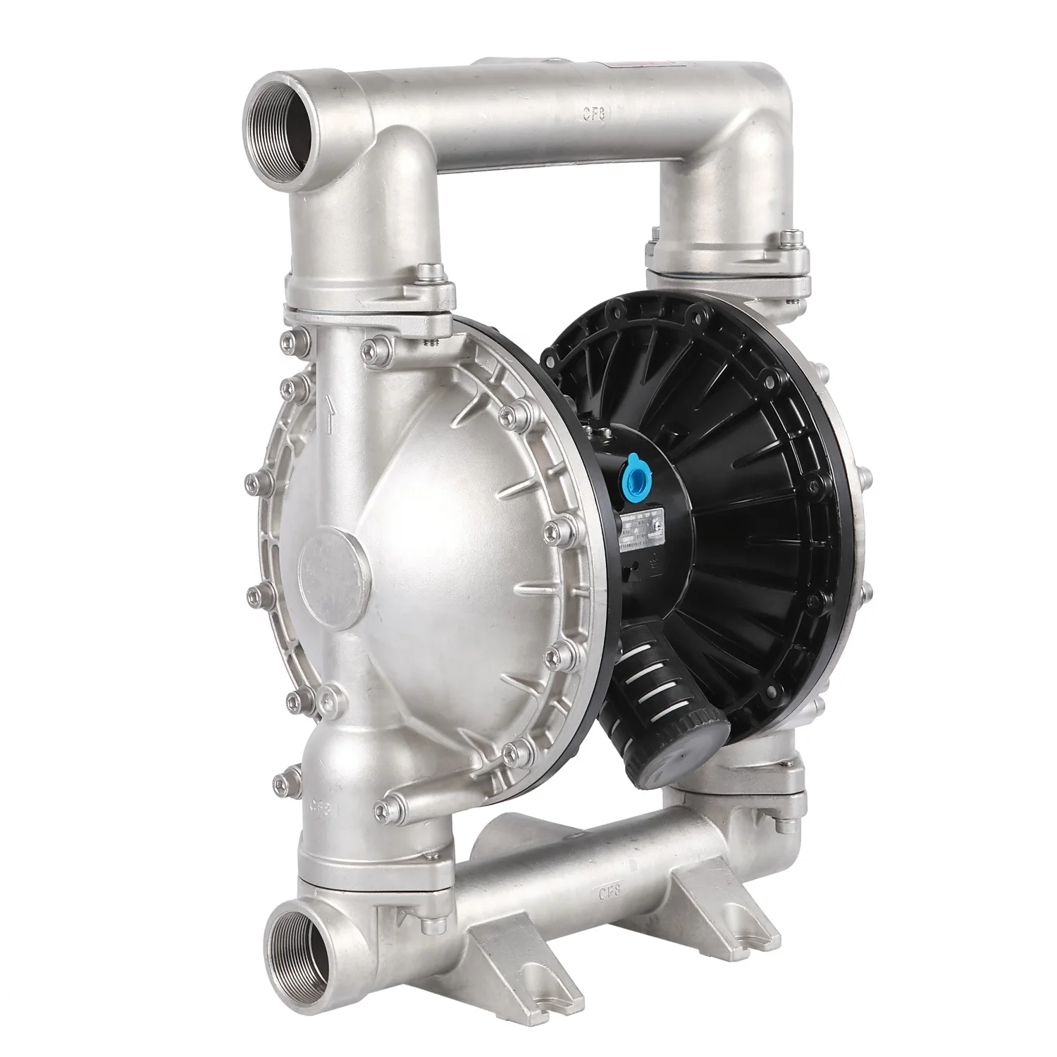 

2 Inch Stainless Steel air Operated Pneumatic Water Oil Lotion Acid Transfer Double Diaphragm Pump