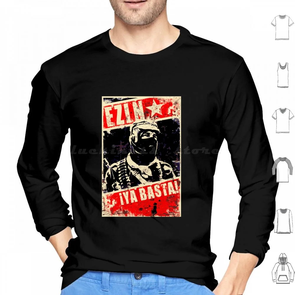 Subcomandante Marcos Hoodies Long Sleeve Subcomandante Marc Tank Top