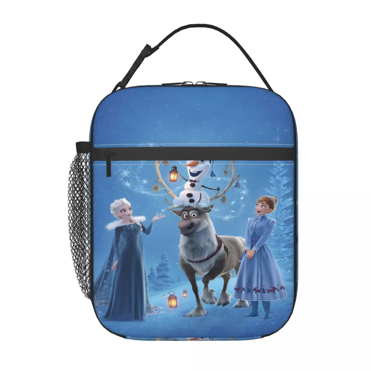 

Custom F-Frozenes Anime Thermal Insulated Lunch Bag Manga Portable Lunch Container for Outdoor Picnic Multifunction Food Box