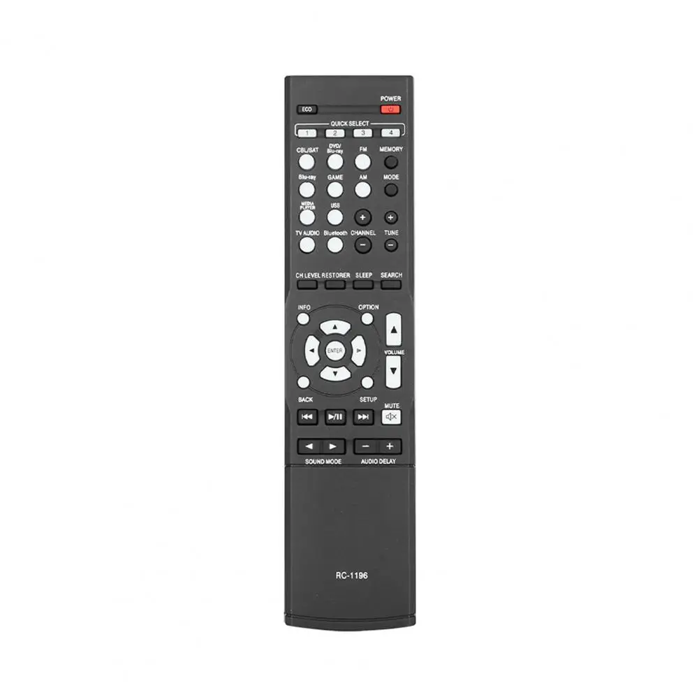 Professional Remote Control Rc-1196 Remote Control Replacement for Denon Av Receiver Ergonomic Home Theater Remote Chipset Av