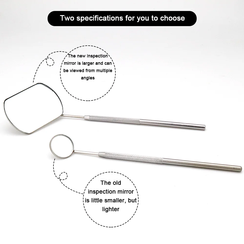 1 szt. Przeszczepianie przedłużania rzęs sprawdzanie lusterka materiał ze stali nierdzewnej ręczny dostawca narzędzi do makijażu