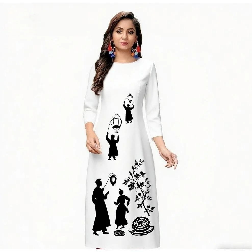 مسلم كورت عارضة أزياء اللباس شق تنحنح مستقيم أنبوب عارضة العرقية الطاووس عباية المرأة مسلم اللباس الطاووس كم عباية #1