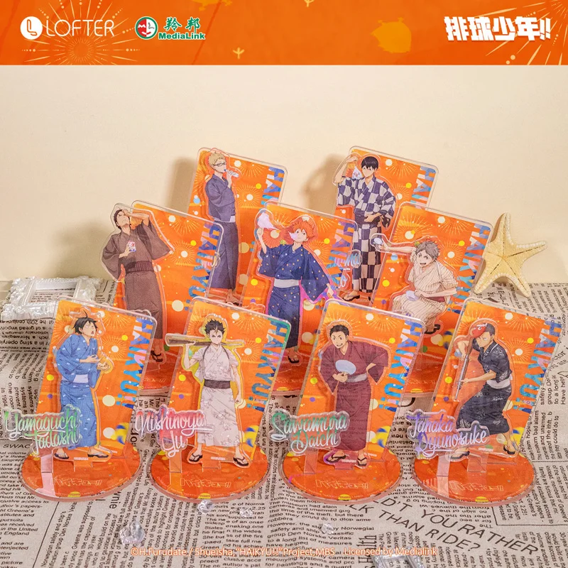 

Хайкю!! Shoyo Hinata Tobio Kozume Kenma Asahi Azumane Daichi Официальная авторизация Серия Fire Show Акриловые стоячие пластины