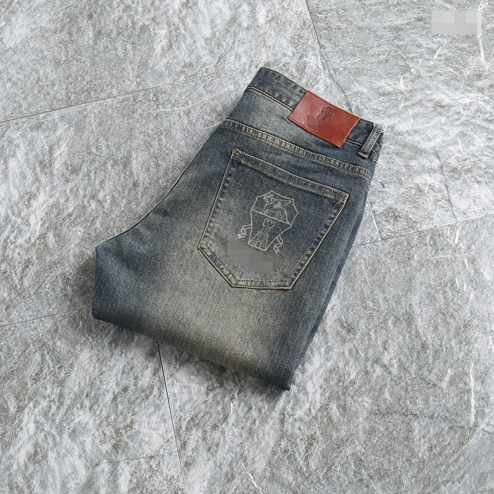 

2025 DIKU JING New men's jeans, high-end version! The fabric is breathable and comfortable, with impeccable details 30-42