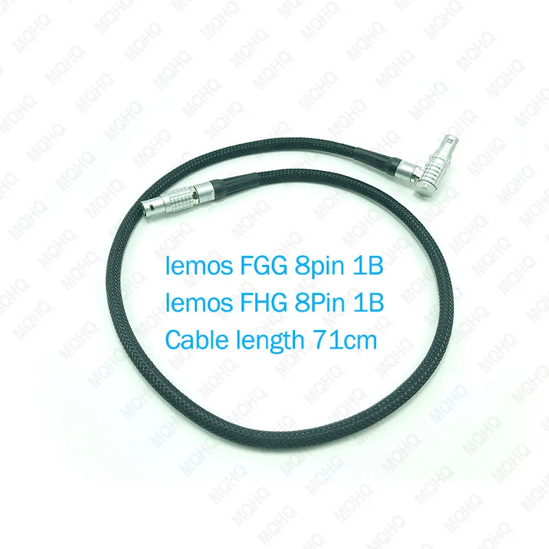 

Free shipping wholesale LEMOS CONNECTOR fhg 8-pin 1B connector Rotates 90° to fgg 8-pin 1B 71cm shielded Fabric wire