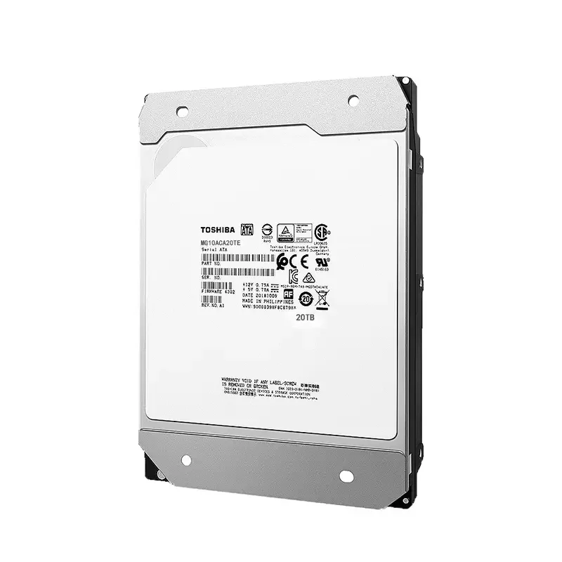 MG10ACA20TE 20TB MG10 Series Enterprise NAS 3.5in 20TB 7200RPM 512MB SATA3 Hard Drive Server Hard Disk