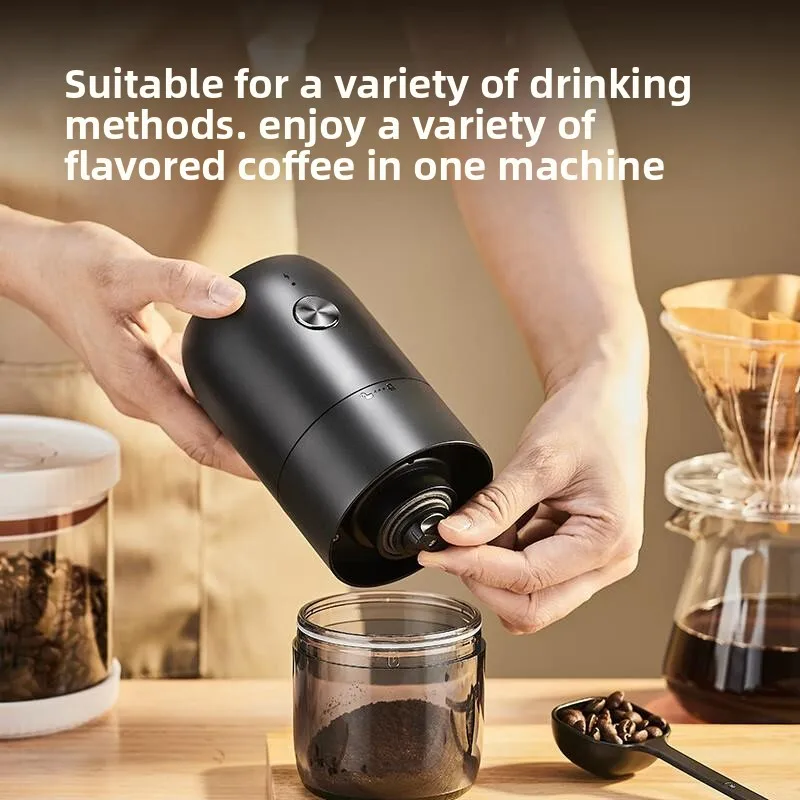 

Портативный большой Capaci Auatic Coffee Bean inder Hand Brew Coffee Hine JD Jingzhao KMDJ-2A Pure Color Design