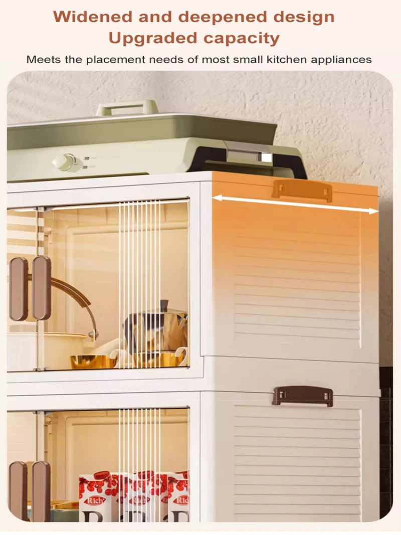 Highlooking multilayer living room clothing storage box books snacks and milk powder cabinet