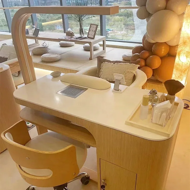 nail salon manicure table with fan for professional nail beauty