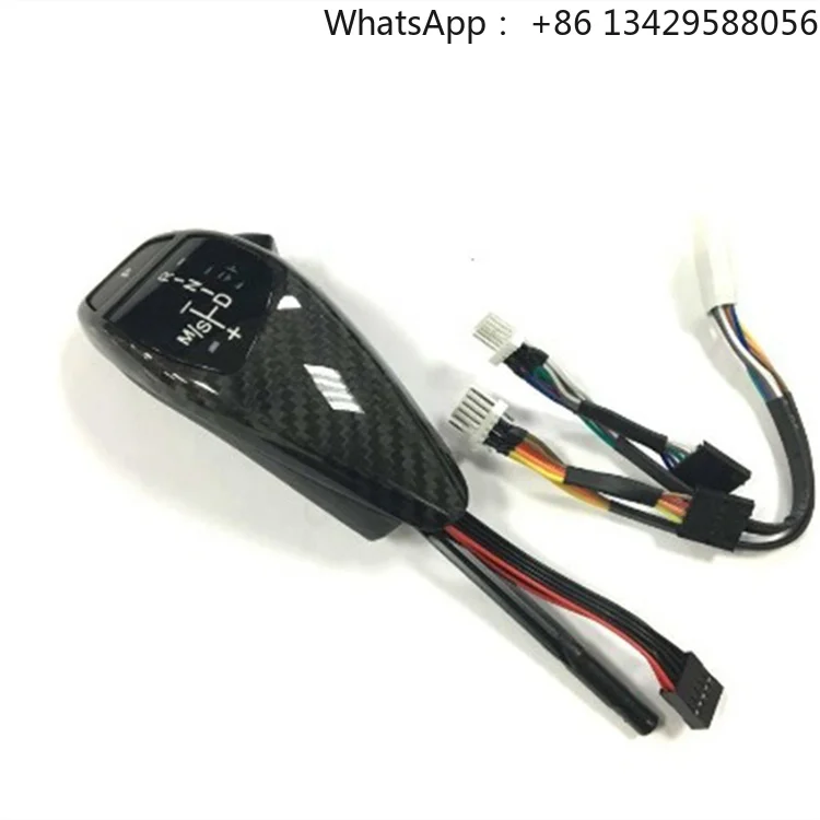 

RHD Carbon Fiber LED E Chassis Shift Gear Knob for BMW E46 E60 E61 3 5 Series Auto Part Interior Accessory
