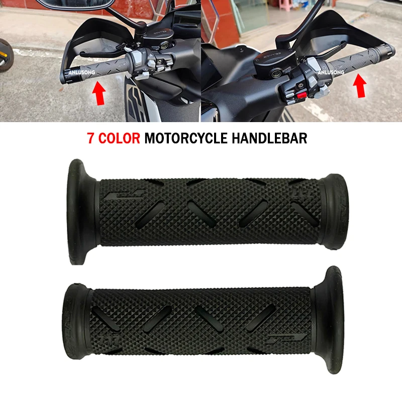 22MM Universal Motorcycle Handlebar Motorbike Grips Rubber Modification Accessories Moto Handles FOR CFMOTO 450MT 800MT 700MT