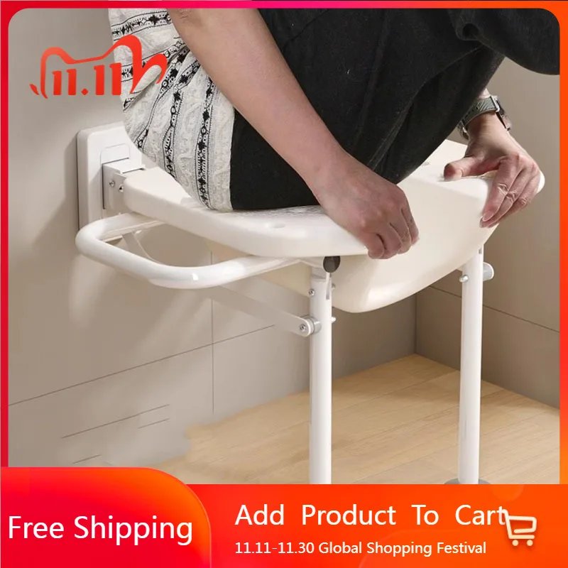 

Minder Medical Bathroom Chair Elderly Portable Small Wall Mounted Stool Shower Disabled Designer Cabeceros Unique Furniture