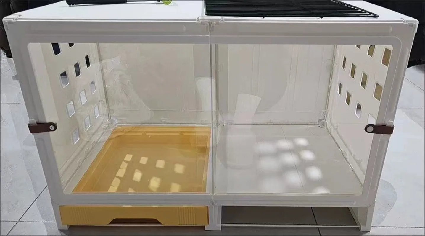 For New Type Of Dog Cage Small Dog With Toilet Separation Integrated Household Indoor Larger Space Than Bear Cage