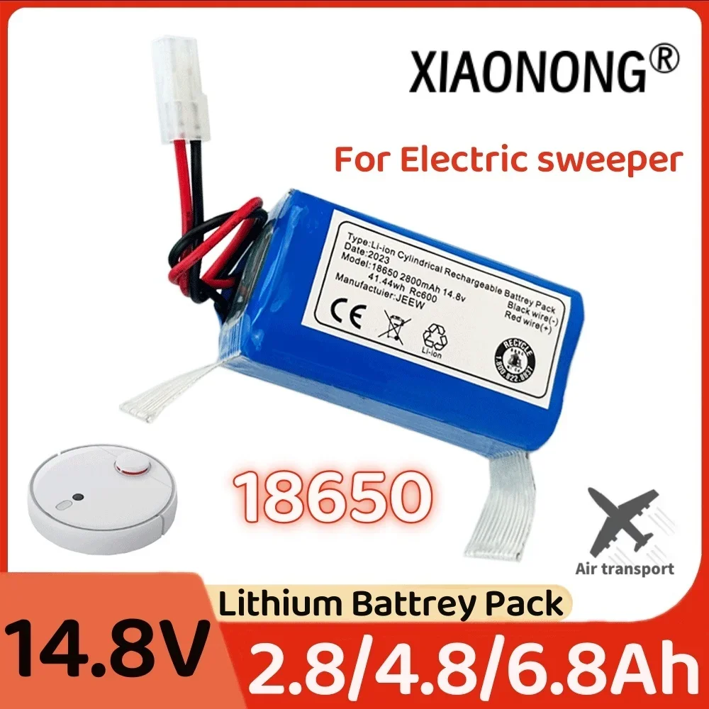 

14.8v 2.8/4.8/6.8Ah Li-ion Da Tian Gong plug battery For Rowenta Tefal Explorer Serie 20 40 60 Robot Vacuum Cleaner Battery