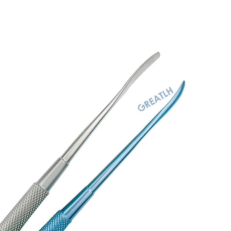 Titanium/Rvs Autoclaveerbaar Freer Periosteal Lift 185Mm Ronde Handvat Oogheelkundige Chirurgische Instrumenten 1Pcs