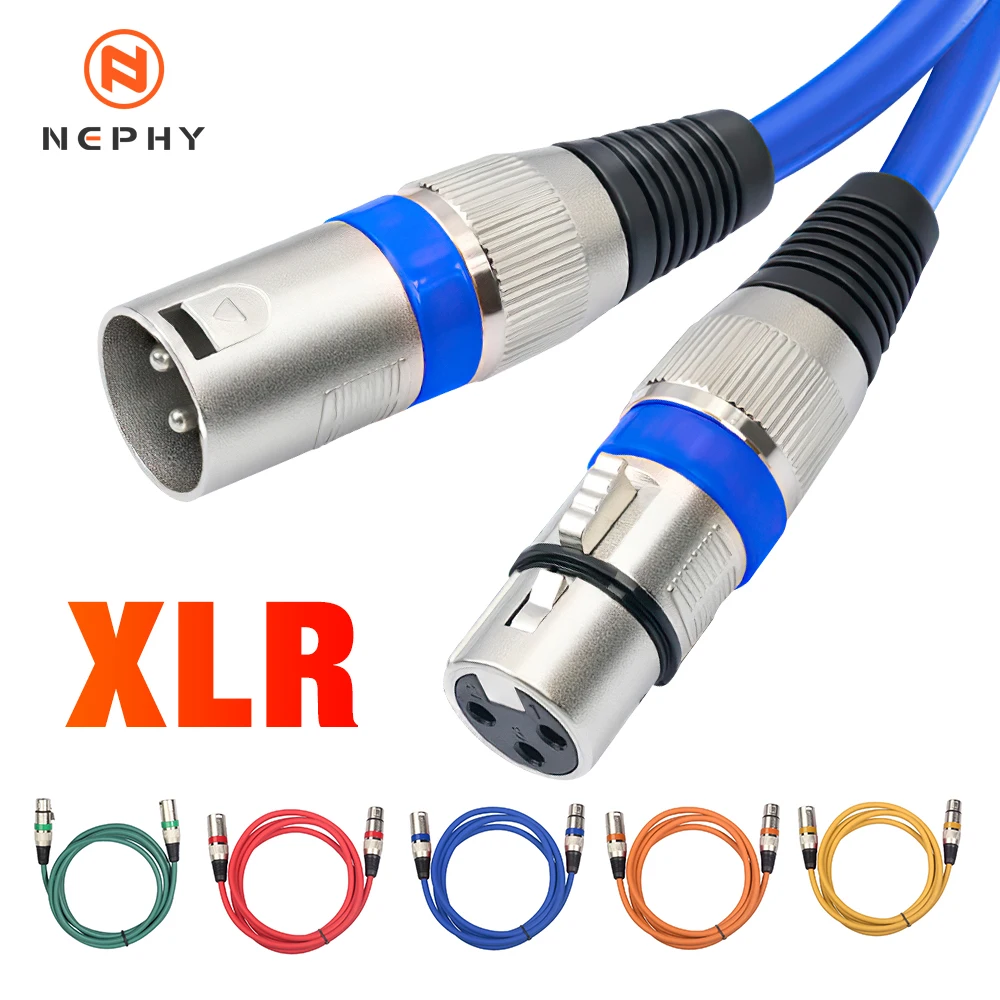 High quality Balanced XLR Cable Male to Female 3Pin Audio Wire For Microphone Multimedia Mixer Amplifier DMX Lighting Sound card