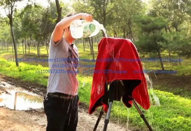 

New Waterproof Dark Focusing Cloth for 4X5 5X7 8x10 Film Cameras Black / Red