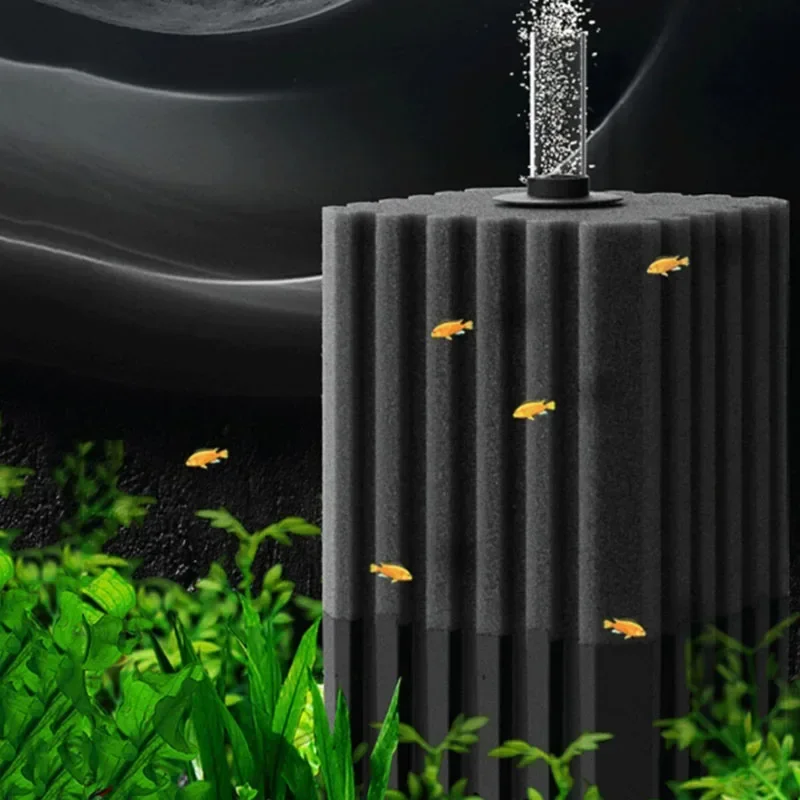 New Big Bio Sponge Filter for Aquarium Fish Tank Shrimp Pond Air Pump Biochemical Filtration Noiseless Foam aquarium accessories