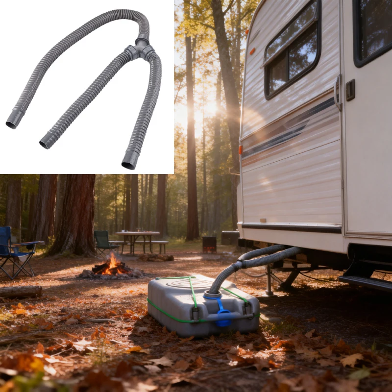 

Motorhome Kitchen Sink Waste Water Outlet Fitting Three Way Y Pipe Double Drain Connector Barbed Hose For Caravan Fuel Air Line