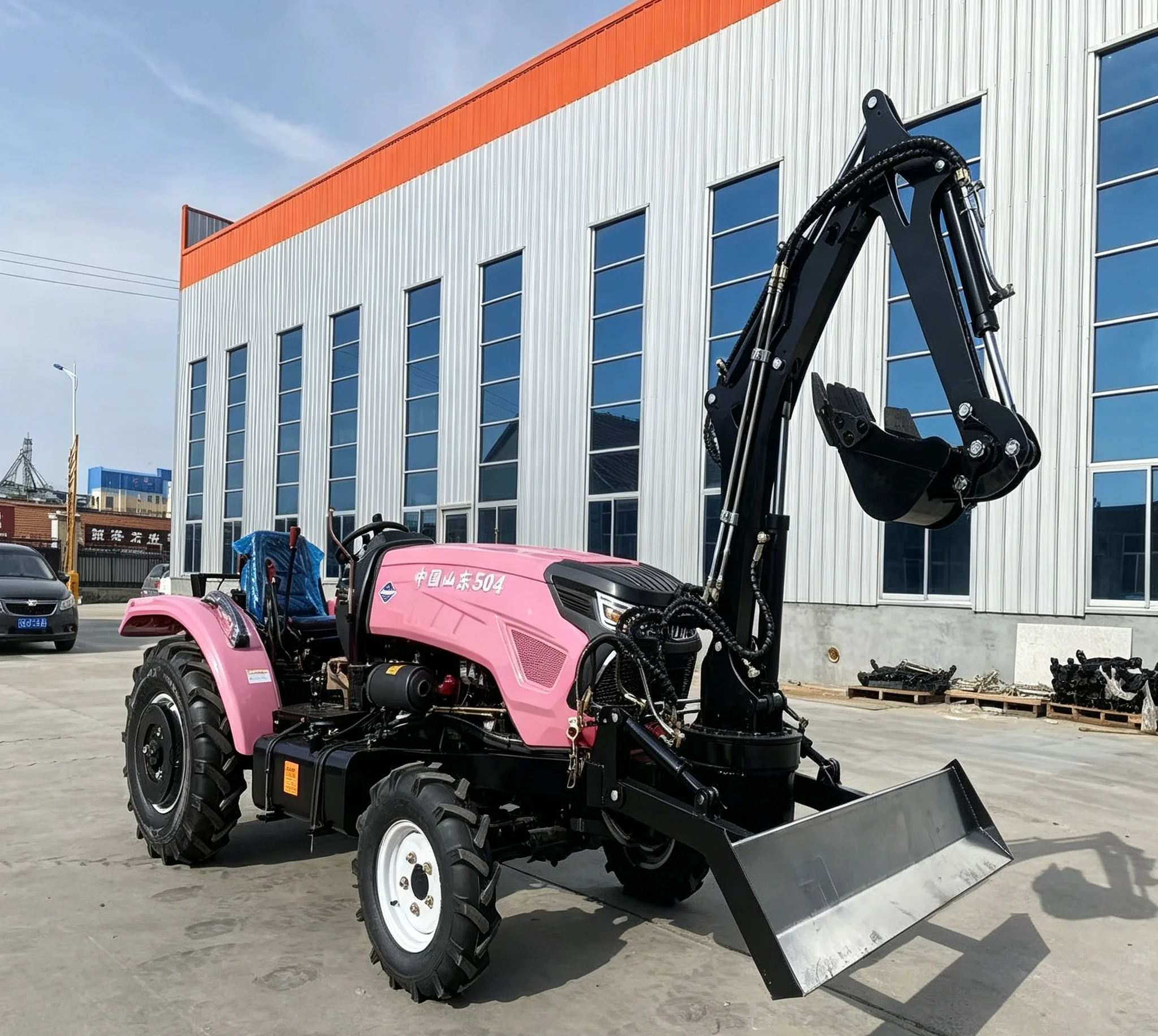 50HP Four Wheel Tractor Small Farm Tractor For Farming Cultivation