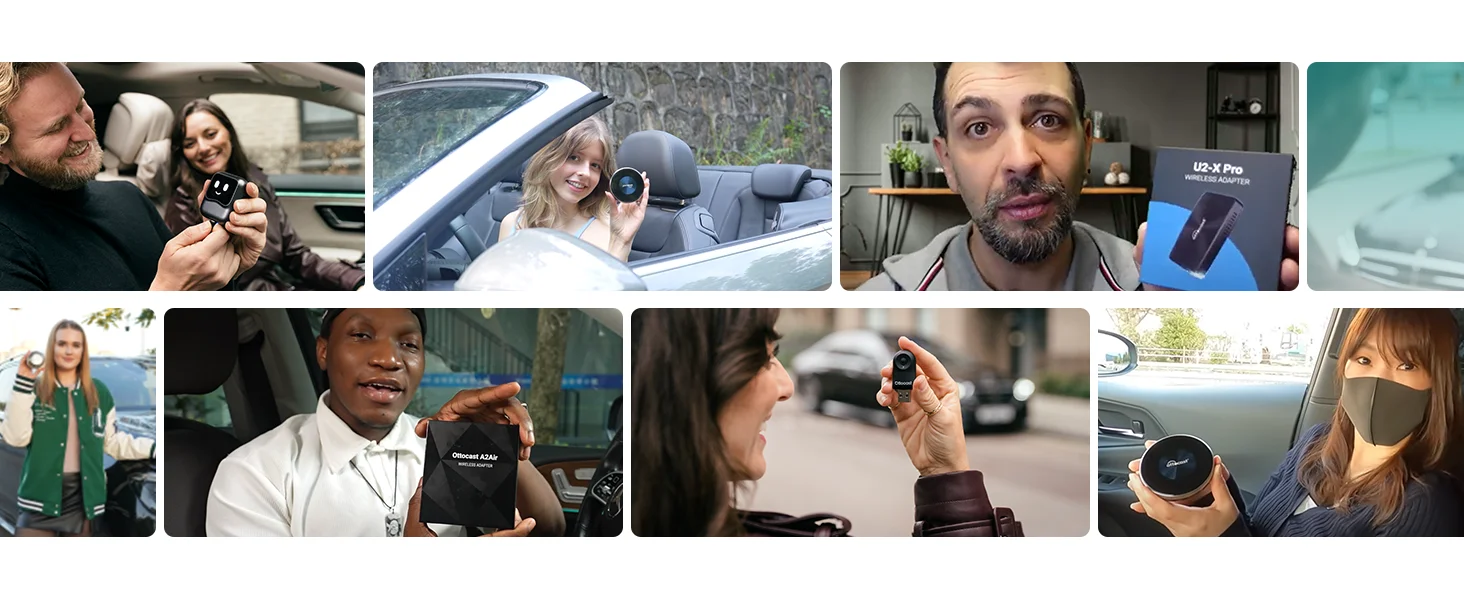 OTTOCAST Play2Video Ultra Kabelloses CarPlay AI Box Video-Streaming für Auto YouTube Netflix IPTV Plug&Play für Werks-Kabel-CarPlay – Detail 17