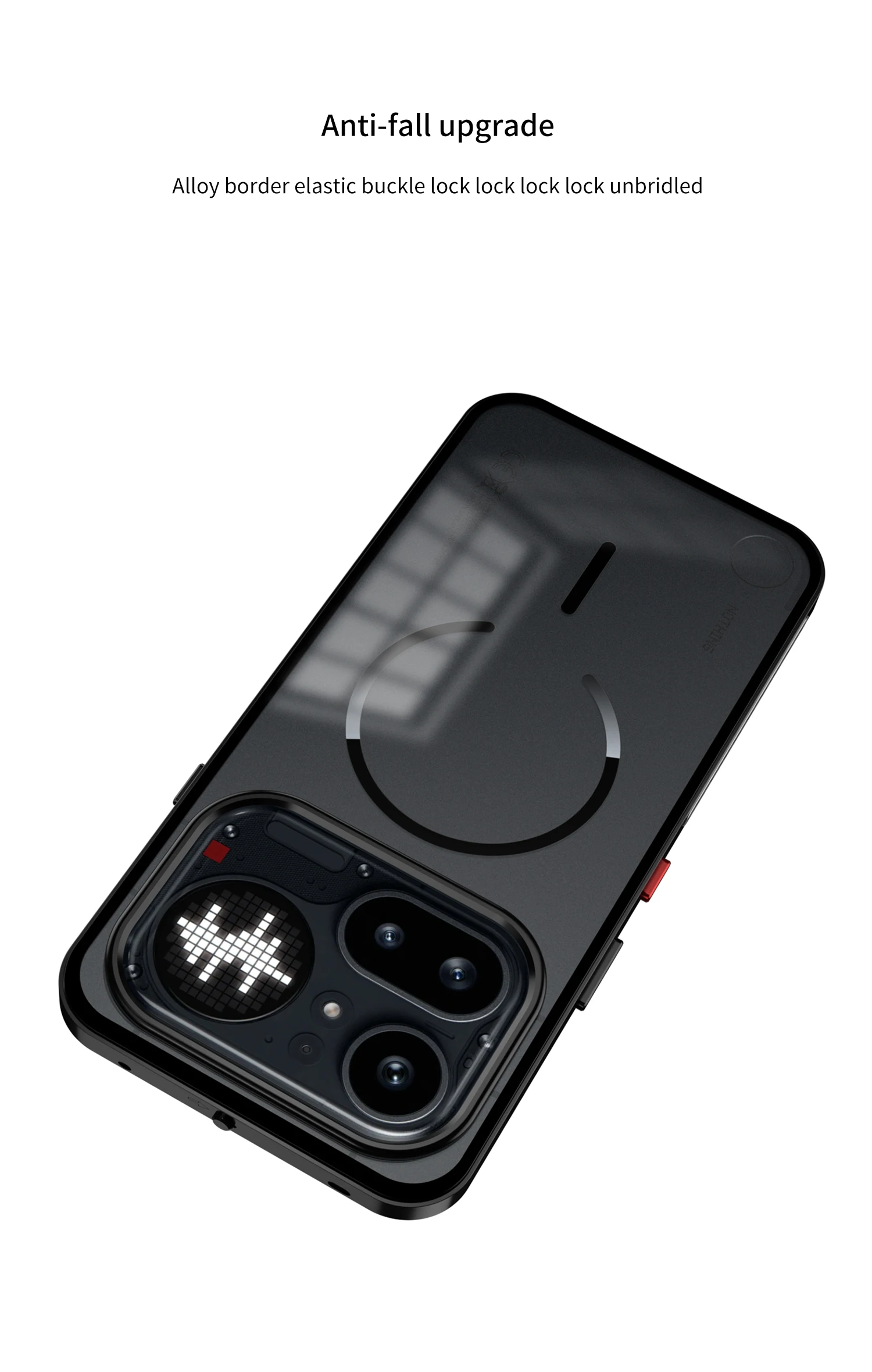 Für Nothing Phone 4a Pro 4apro: Mattierte Handyhülle mit magnetischem Metallrahmen, abnehmbar, für Magsafe, Aluminiumlegierungs-Schutzhülle. – Detail 11