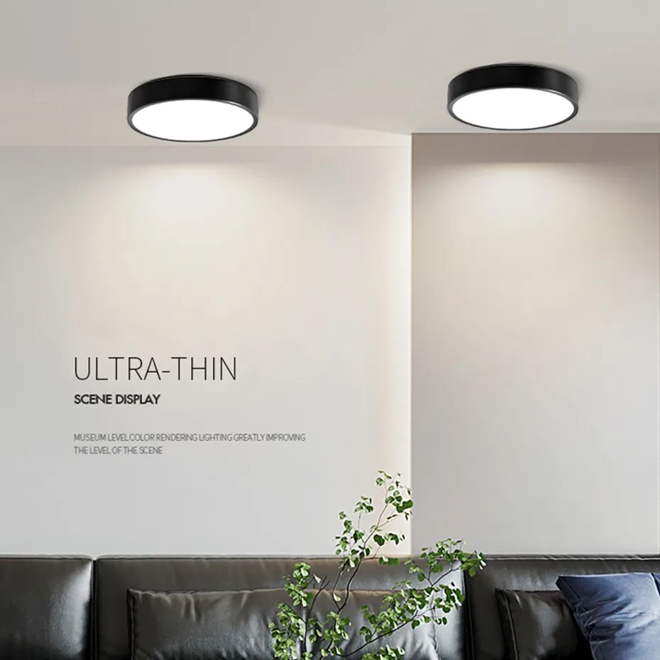 Led Downlights 220V Ceiling Spot Lamp Down Light Surface Mounted Panel Lighting Kitchen Fixture for Room Home Decor