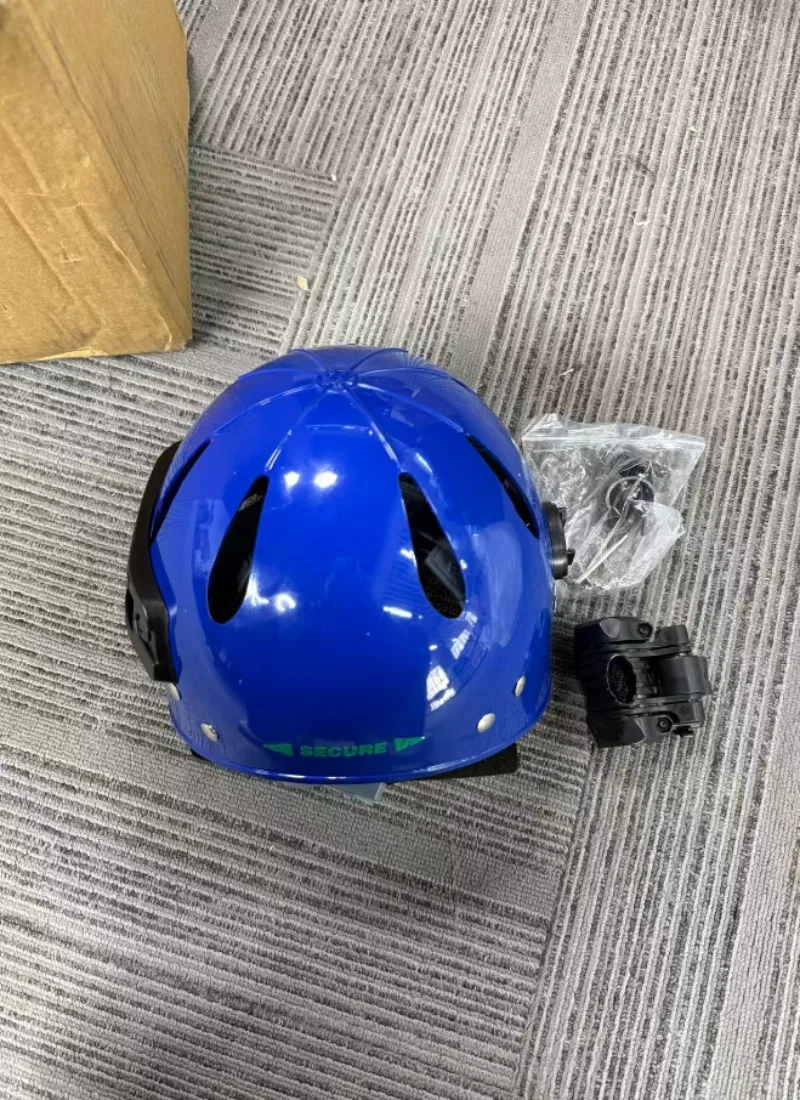Diving helmet anti-impact thickened seawater corrosion resistance emergency fire multi-functional tactical water rescue helmet