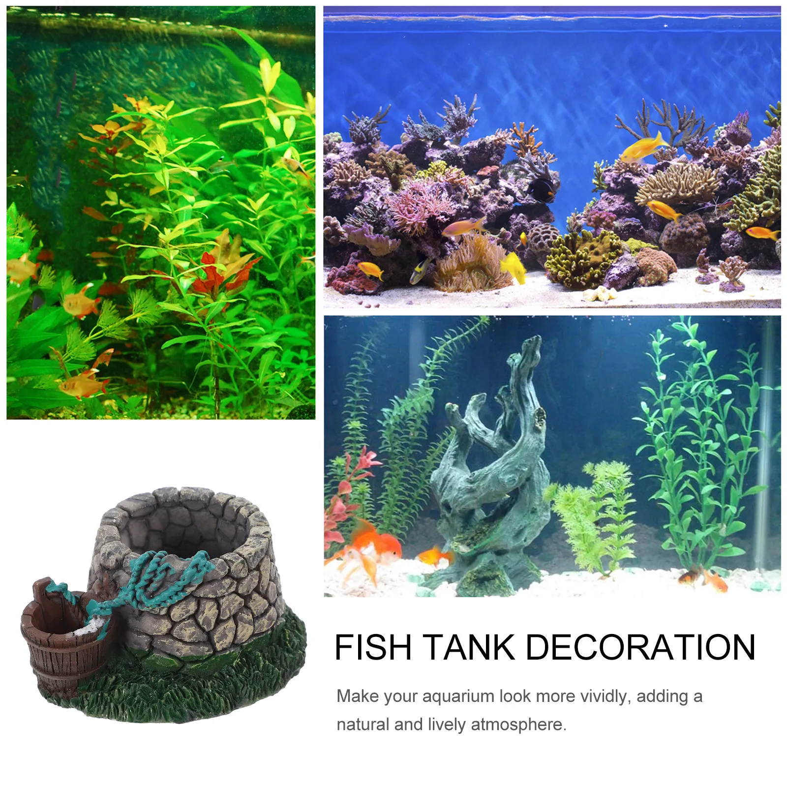 Mini Terrário de Resina: Ornam - Aquarium Fish Bridge avaliação e preço