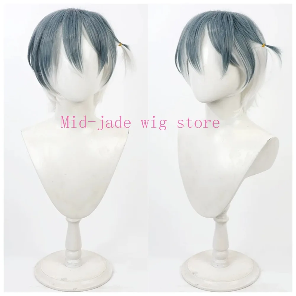 Hachinoya Nagi Cosplay Wig Teased Top Gradient Braid Hair for Summer Festival and Studio Photography