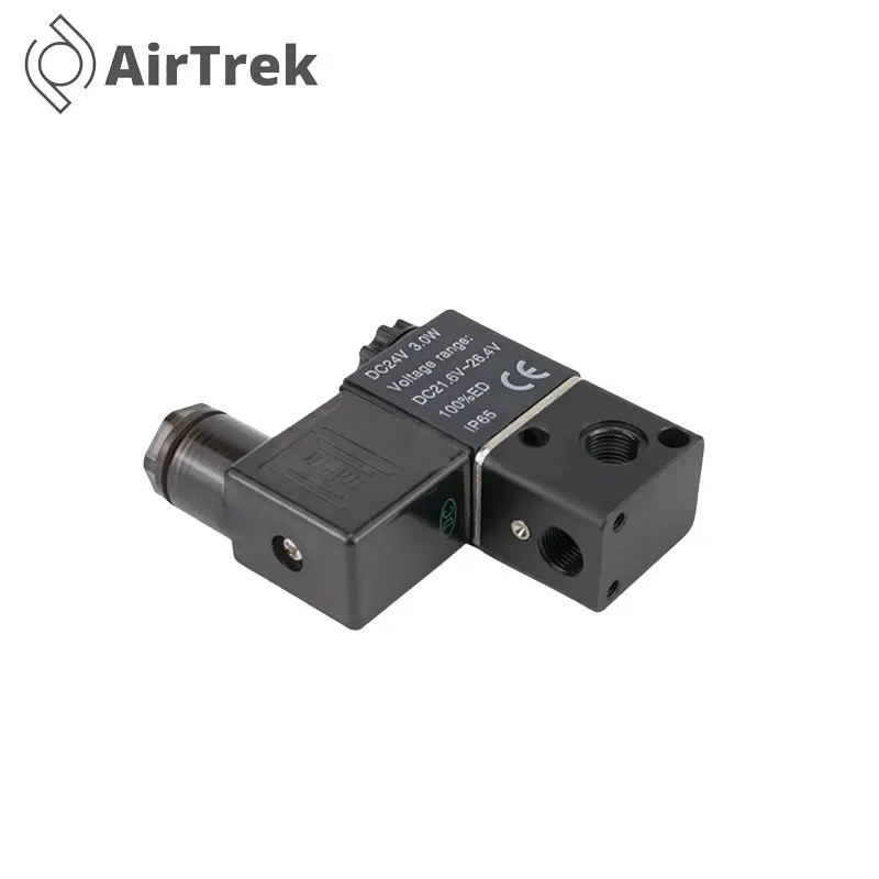 2/2 & 3/2 Way NC Solenoid Valve (AirTAC Type) 2V025-06, 2V025-08, 3V1-06 Models Available in DC12V, DC24V, AC220V