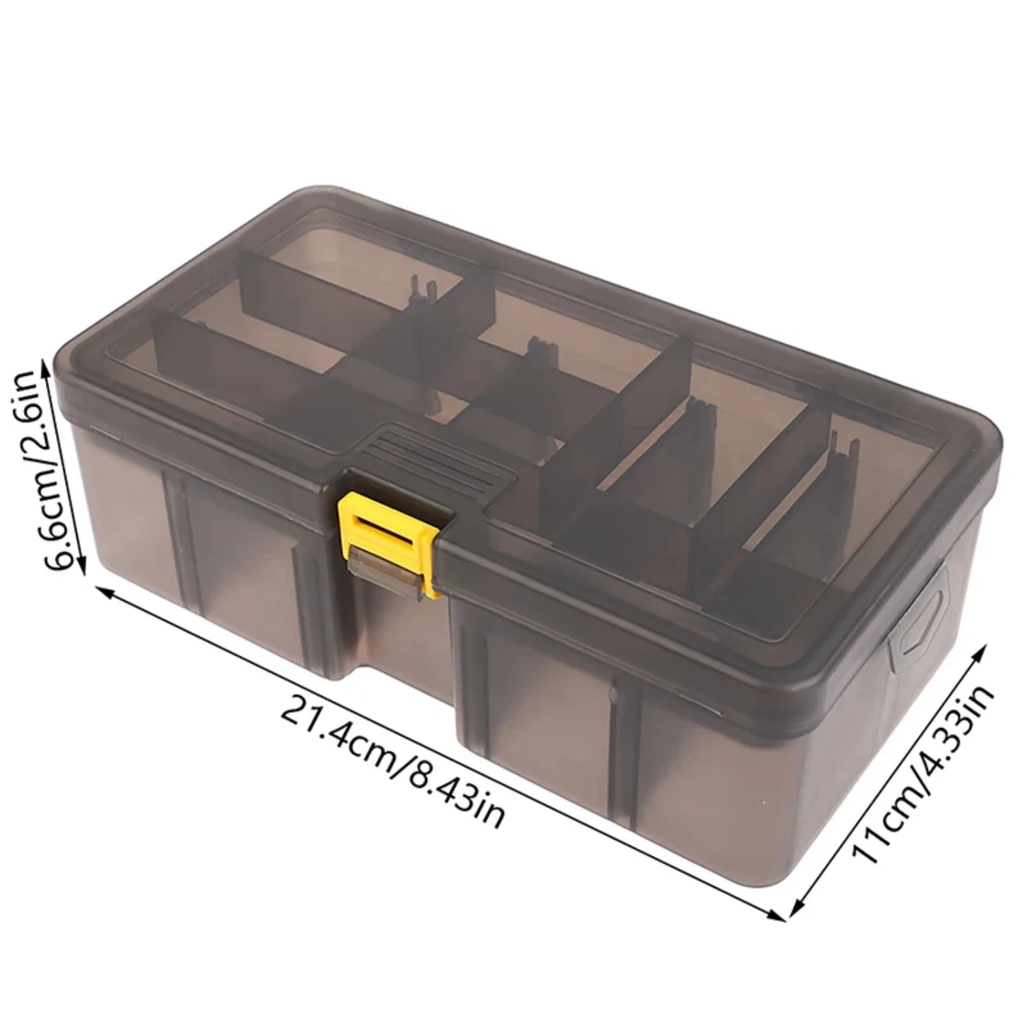 

Double Layer Lure Tackle Box Fishing Accessories Transparent Plastic Fishing Box Fake Bait Hook Tool Boxes Fishings Gear