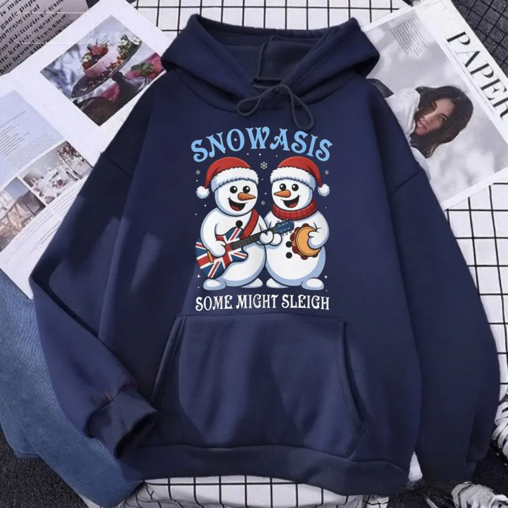 Snowasis Some Might Sleigh クリスマス ジャンパー 面白いクリスマス ミュージック バンド パロディ パーカー 音楽愛好家 クリスマス ジャージ パーカー