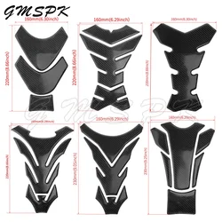 Motorcycle Tank Pad Protector Sticker Carbon-Look Decal Fit for Honda Suzuki Ducati Yamaha YZF Kawasaki NINJA400 Versys 650 Z900