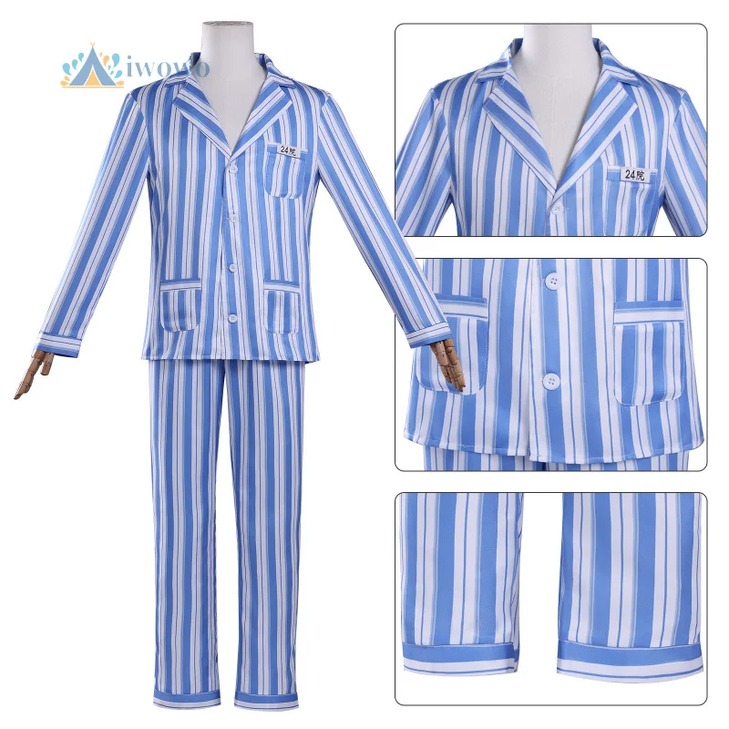 

Game Naraka: Bladepoint Kaji‌‌ Cosplay Costume for Women Men Uniform Patient Gown Halloween Party Role Play Outfit Comic Con
