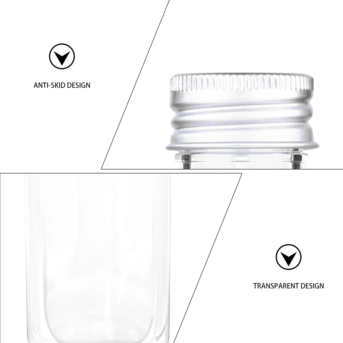 

10pcs Plastic Milk Tea Bottle Transparent Empty Beverage Storage Jar For Juice Water Travel Portable Drink Container Screw Cap