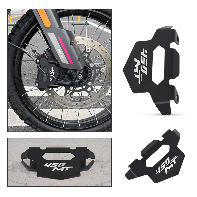 

For CFMOTO 450MT IBEX 450 2024-2025 Front Brake Caliper Guard Stainless Steel Black Protective Cover Motorcycle Accessories
