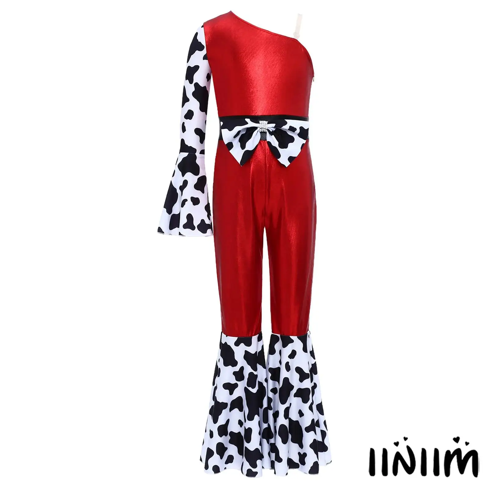 

Kids Girls Western Cowgirl Costume with Coordinated Embellishments And Comfort Design Complete Jumpsuit for Play and Performance