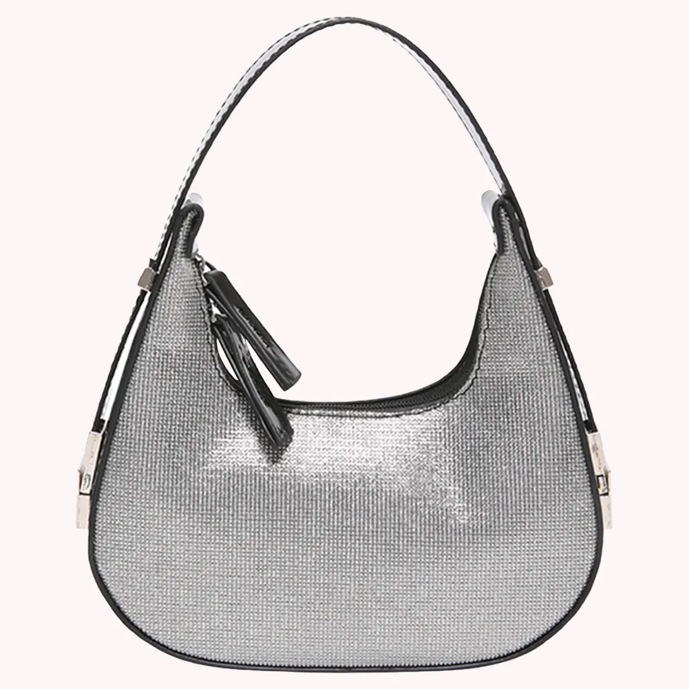 

Сумка через плечо в форме полумесяца, сумка-хобо с верхней ручкой, модный женский клатч, сумка подмышки для женщин, работы, покупок, путешествий