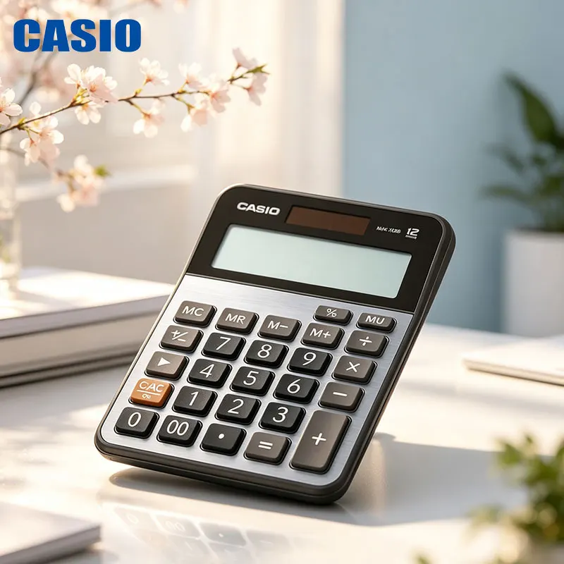 Casio MX-120B/MX-12B/AX-12B/AX-120B/DX-120B Law firm office data accounting computer, durable business calculator,low-noise keys