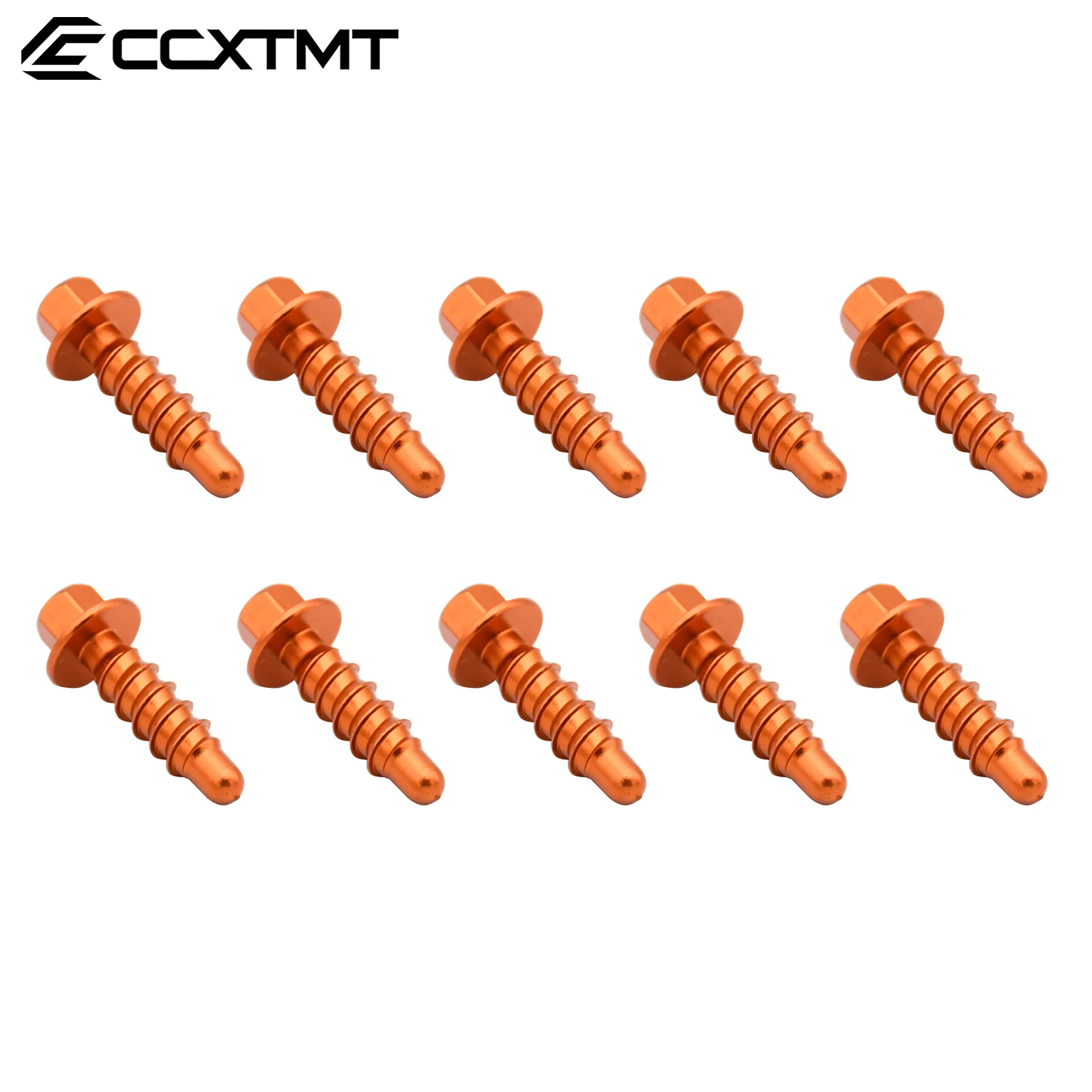 10 pçs cnc motocicleta auto rosqueamento parafuso kit para ktm sx sxf xc xcw xcf exc exc 125-530 2004-2021 2022 2023 peças universais