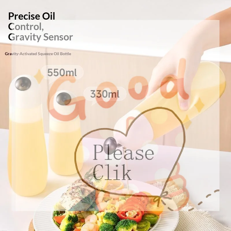 【HG】Gravity Sensing Auto-Opening Oil Dispenser, Delivers Precise Oil Control For Mess-Free, Healthy Daily Kitchen Cooking