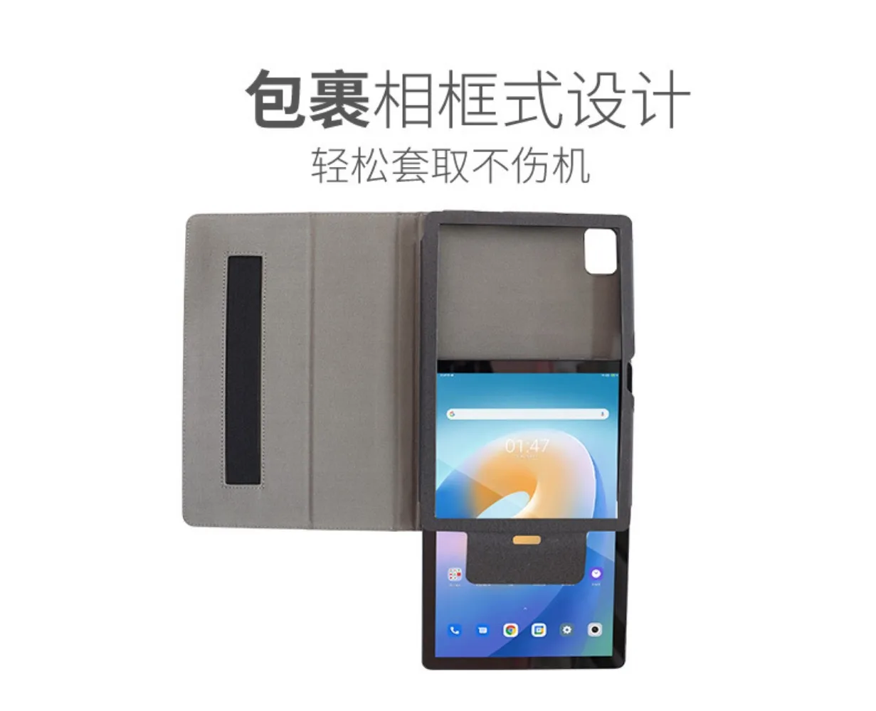 Case for DOOGEE U9 Tablet Cases Foldable Stand PU Leather Sleeve Protective Cover Shockproof Shell