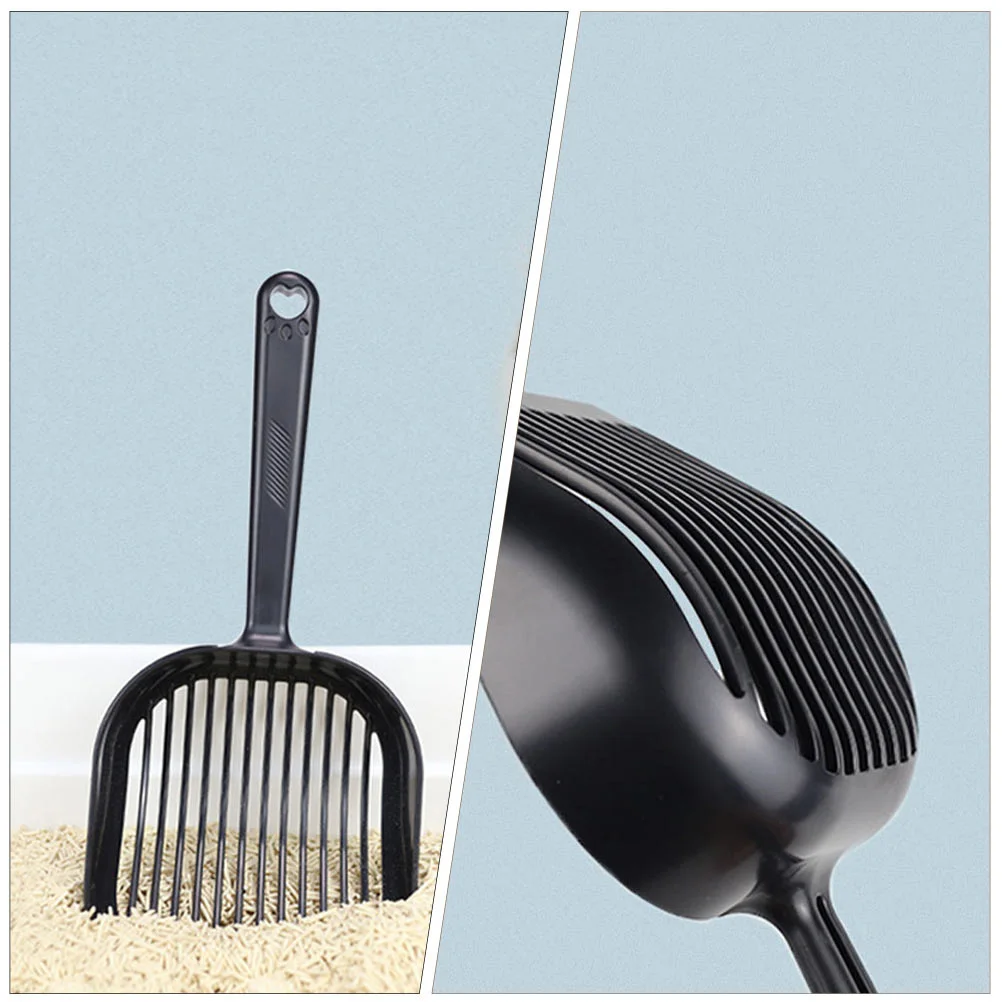 

2pcs Cat Scooper Lightweight Durable Filter Shovel For Cat Sand Poop Cleaning Portable Pet Litter Tool Kitten Litter Scoop