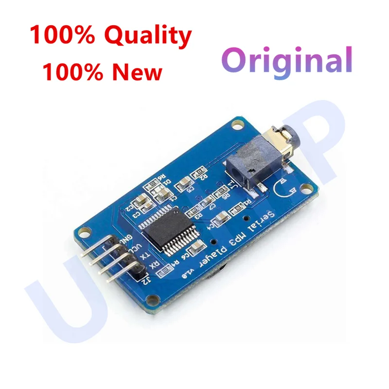 YX5300 Compatible With YX6300 UART TTL Serial MP3 Music Player Module Micro SD