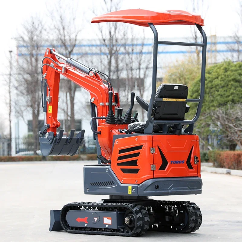 Factory Price 1.2 ton Mini Crawler Digger 1000 kg Small Excavator Chinese Manufacturer Mini Excavator Kubota Customizable Sale