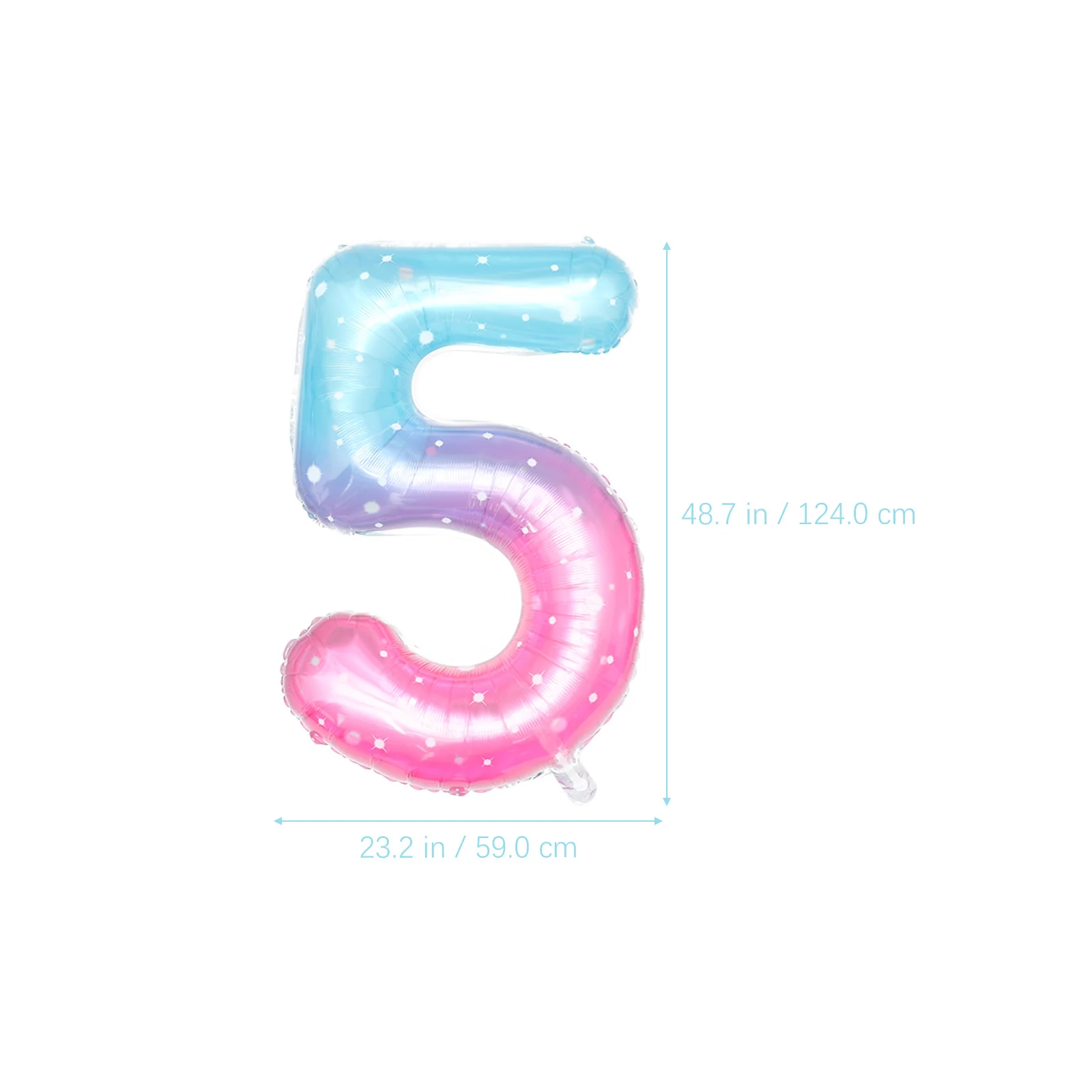 

10 PCS Number Balloon Big Balloons Decoration Prom Foil for Birthday Party Dream