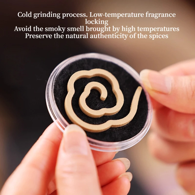 Natural Hainan Agilawood Incense Coil/Household Tea House Purifying Air Long Lasting Strong Fragrance Hotel Praying Joss Stick