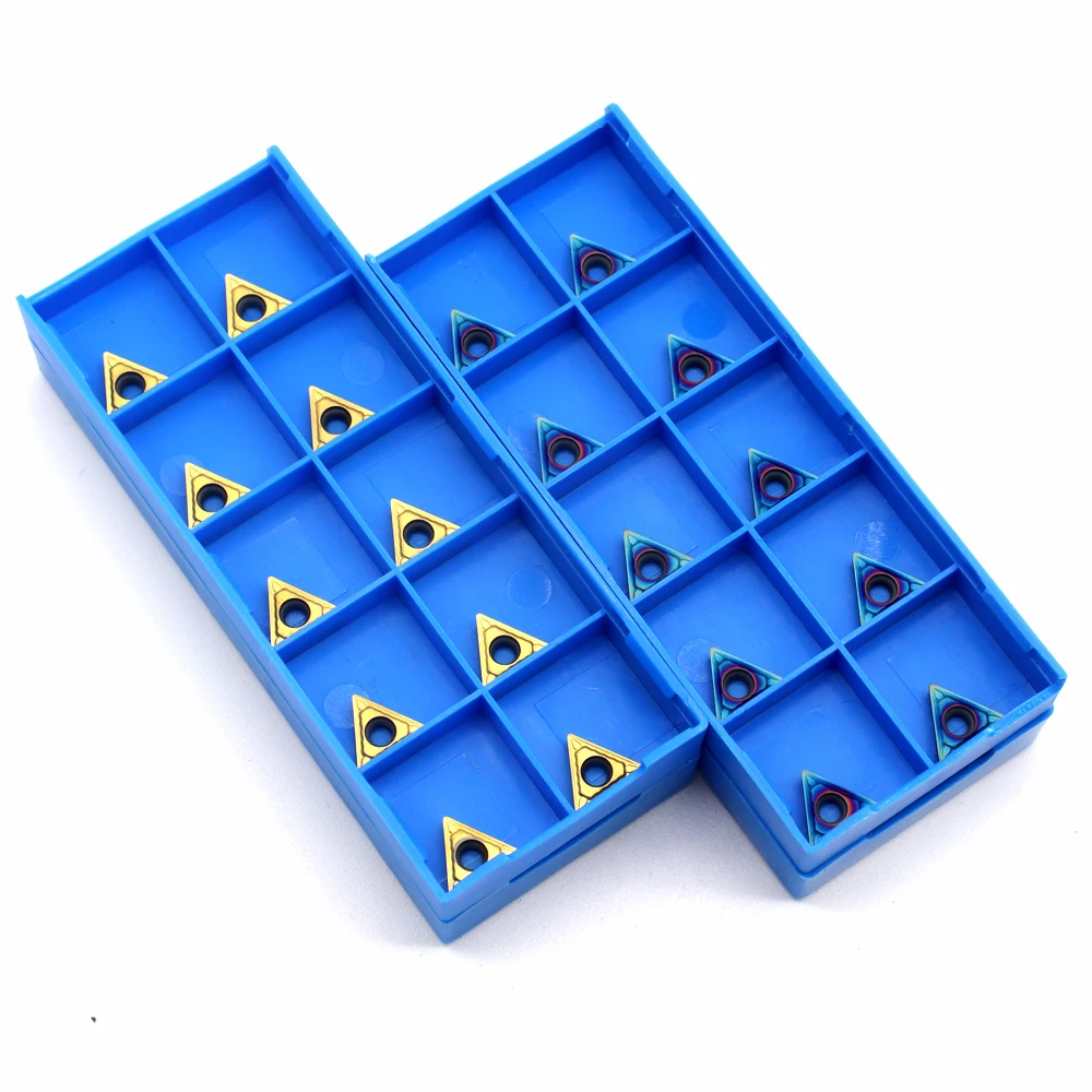 

10PCS TCMT110204 SP20 Carbide Inserts Internal Turning Tool CNC Lathe Tools Metal Blade