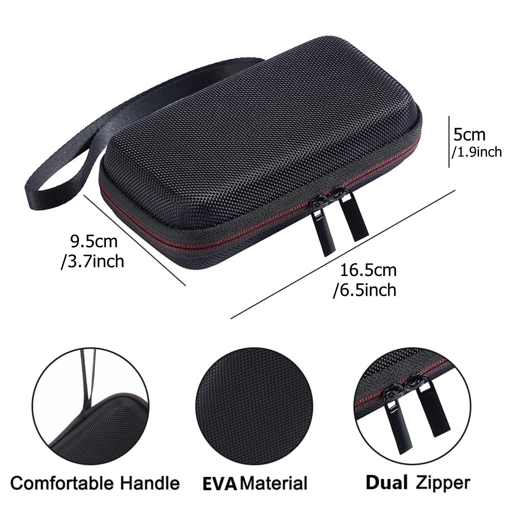 Bolsa de almacenamiento portátil para consola de juegos Retro RG35XX H RG353M, estuche rígido de EVA con organizador de rejilla de clasificación, anticaída